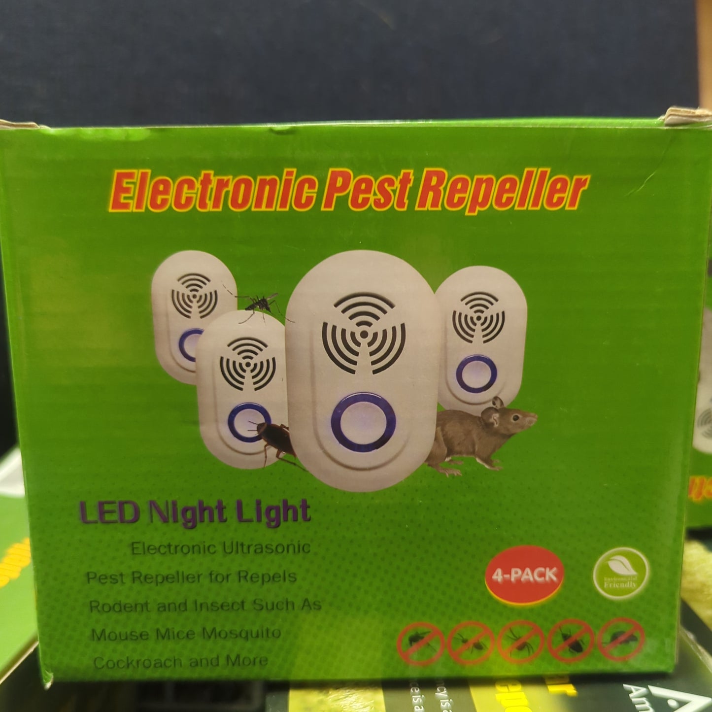 Electronic Pest Repeller LED Night Light 4Pack