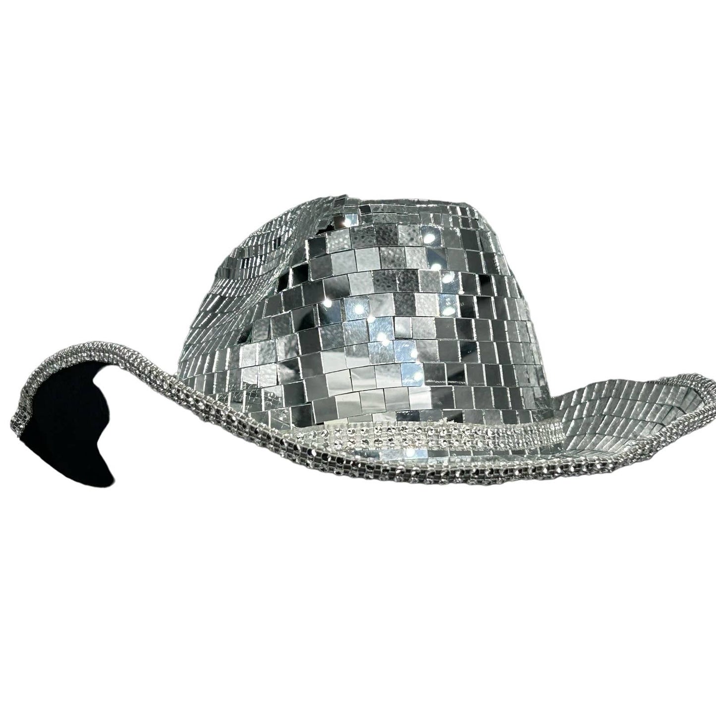 Disco Ball Cowboy Hat SEE DESCRIPTION plus accessories