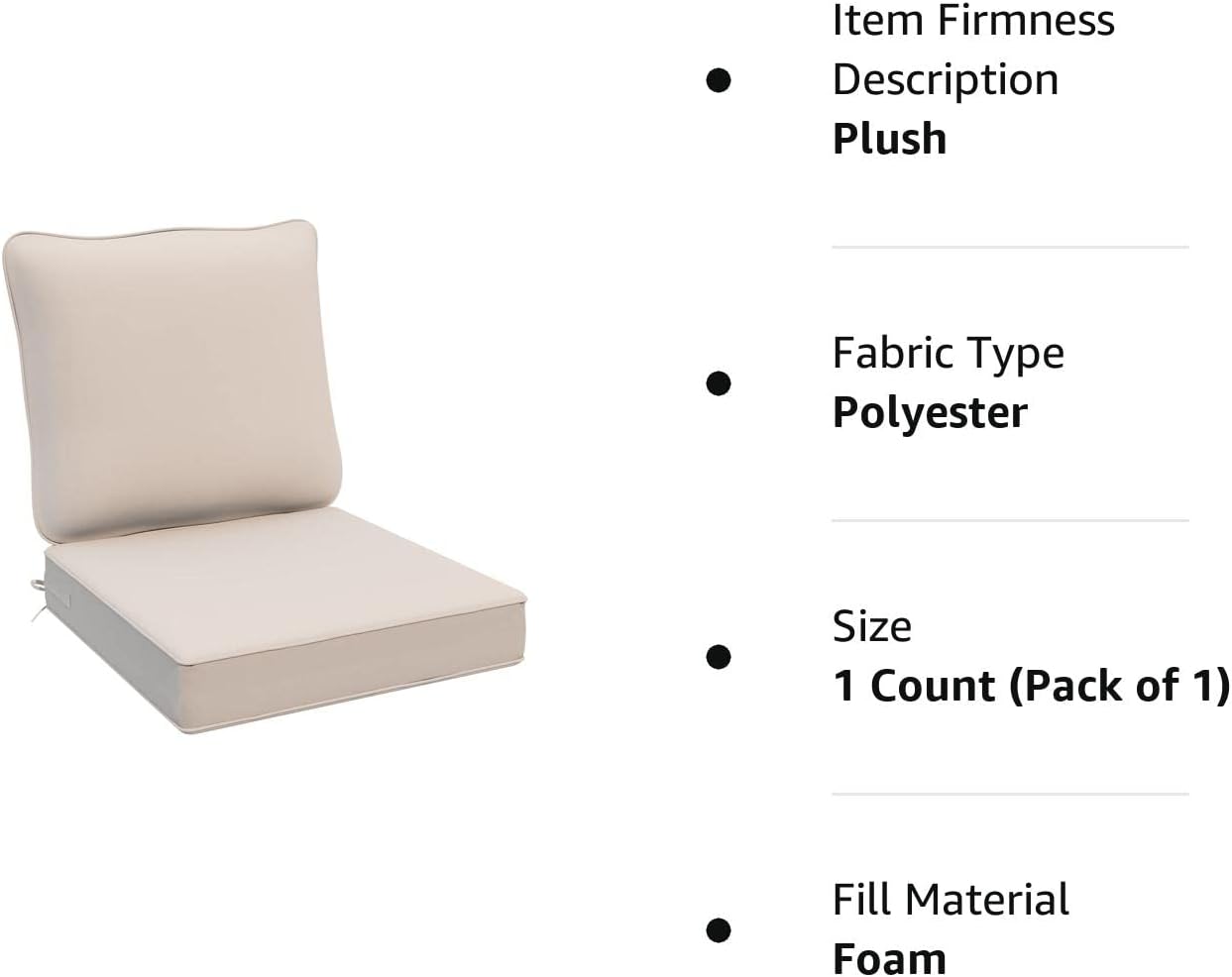 Outdoor Deep Seat Cushions for Patio Furniture