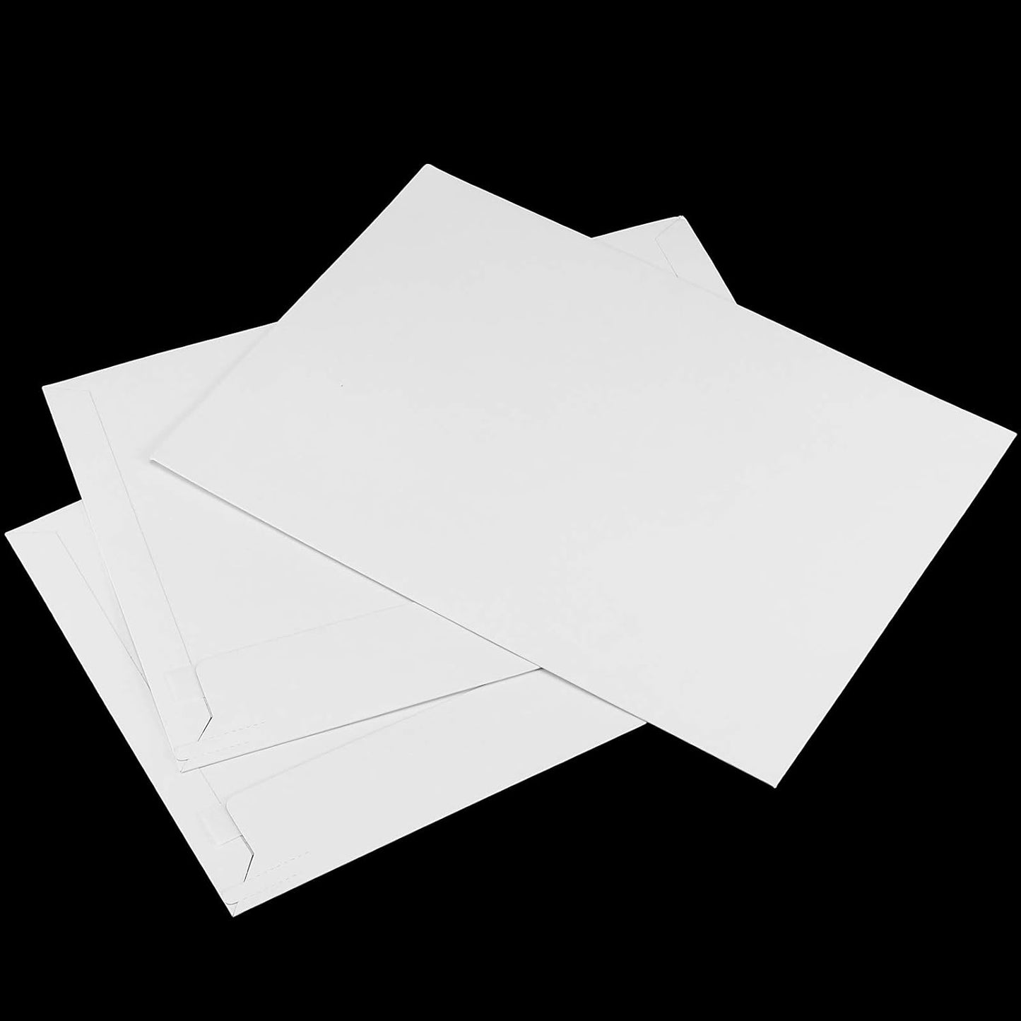 50 Pack 12 x 9 Inches Rigid Mailers, Self-Seal Paperboard Envelopes