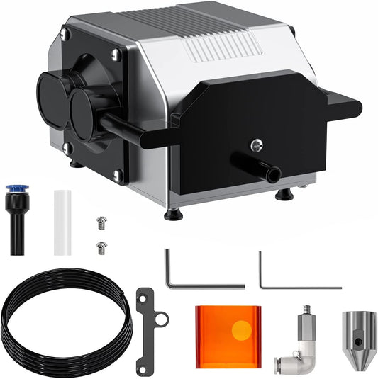 Air Assist for Laser Cutter and Engraver,Air Assist Pump Kit with Adjustable 30L/Min