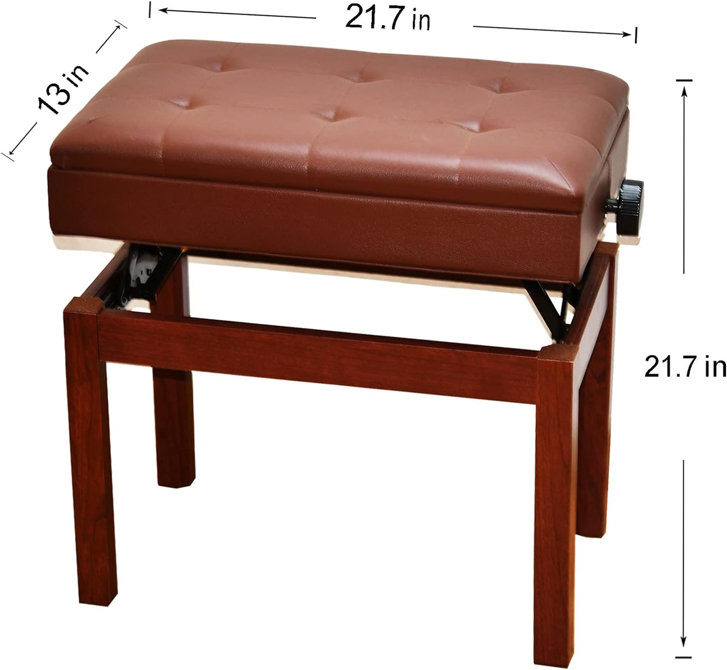 Piano Bench Adjustable with Storage