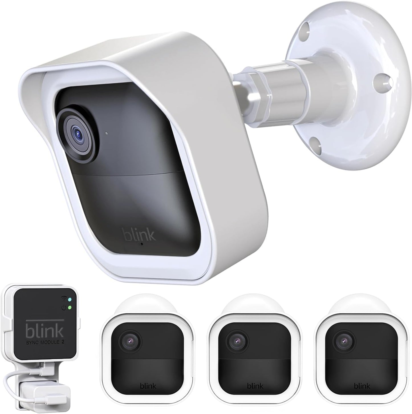 5 Pack All-New Blink Outdoor Camera Housing and Mounting Bracket (4th Gen & 3rd Gen)