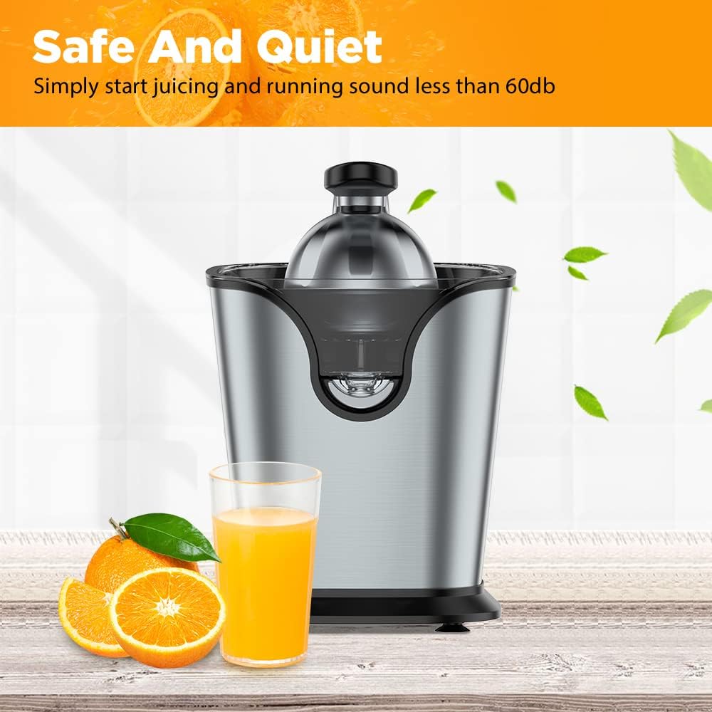 Ainclte Electric Citrus Juicer Squeezer Stainless Steel 150 Watts