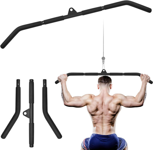 Fitness Cable Pulley System, Gym LAT and Lift Pulldown Machine Attachments