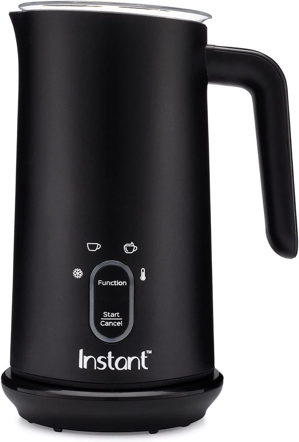Instant Pot Milk Frother, 4-in-1 Electric Milk Steamer,  Black
