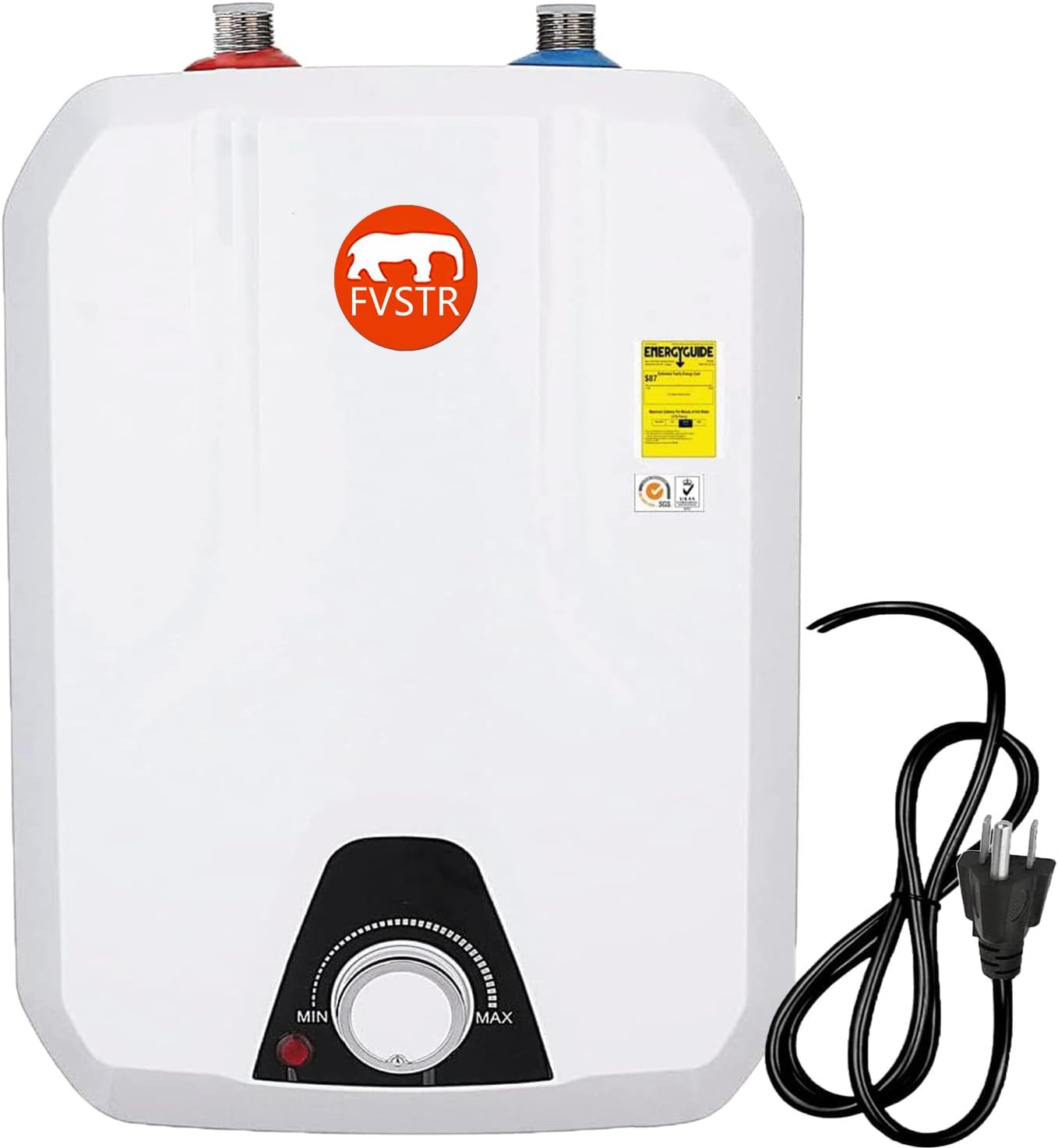 FVSTR Electric Water Heater smart RV 2.16Gallon 8L 1.5KW US safty Plug 120V