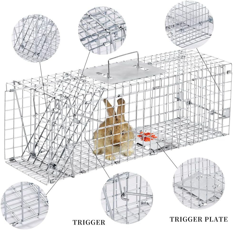 Animal Traps,Live Animal Trap (24 x 7 x 8 inches)