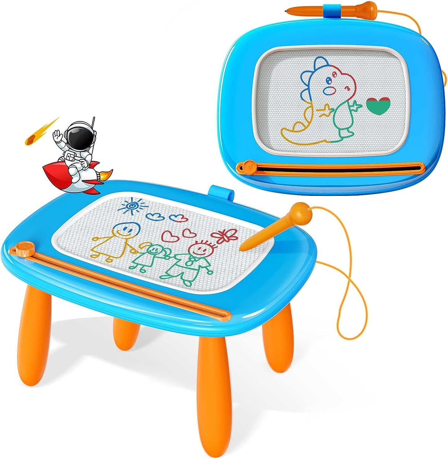KIKIDEX Toddlers Toys Age 1-3, Magnetic Drawing Board