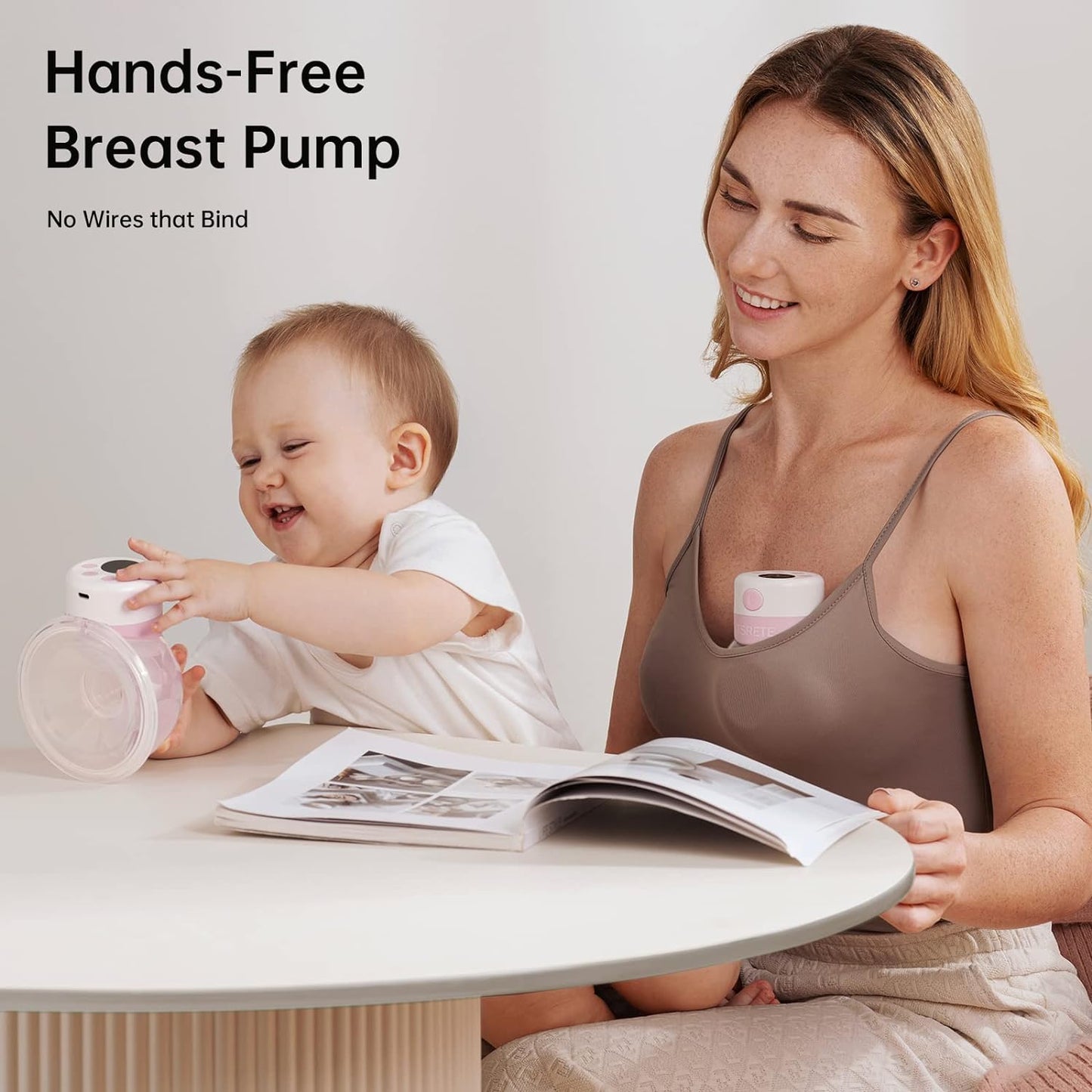 Double Wearable Breast Pump,with 2 Modes