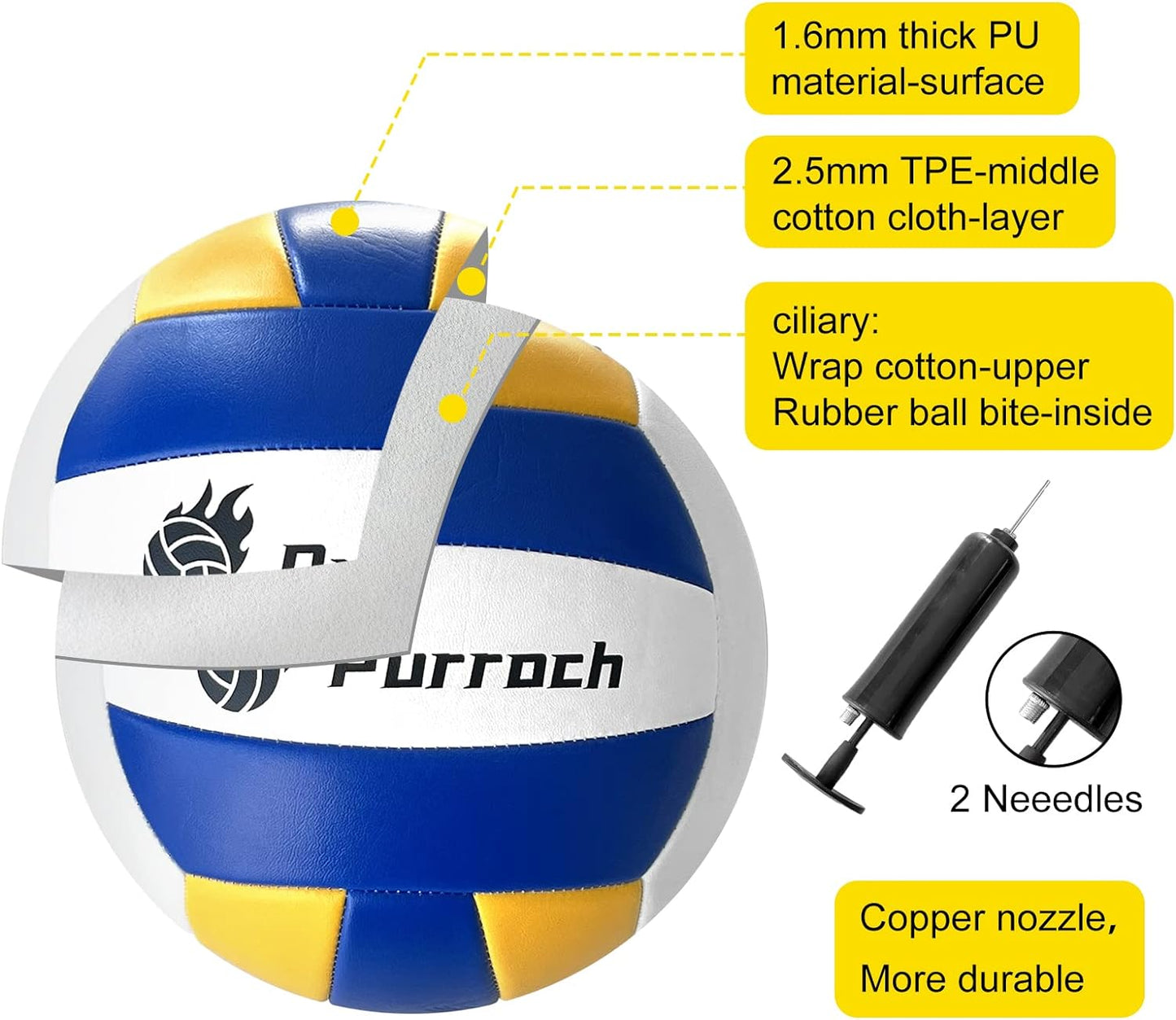 Purroch Volleyball Net Outdoor