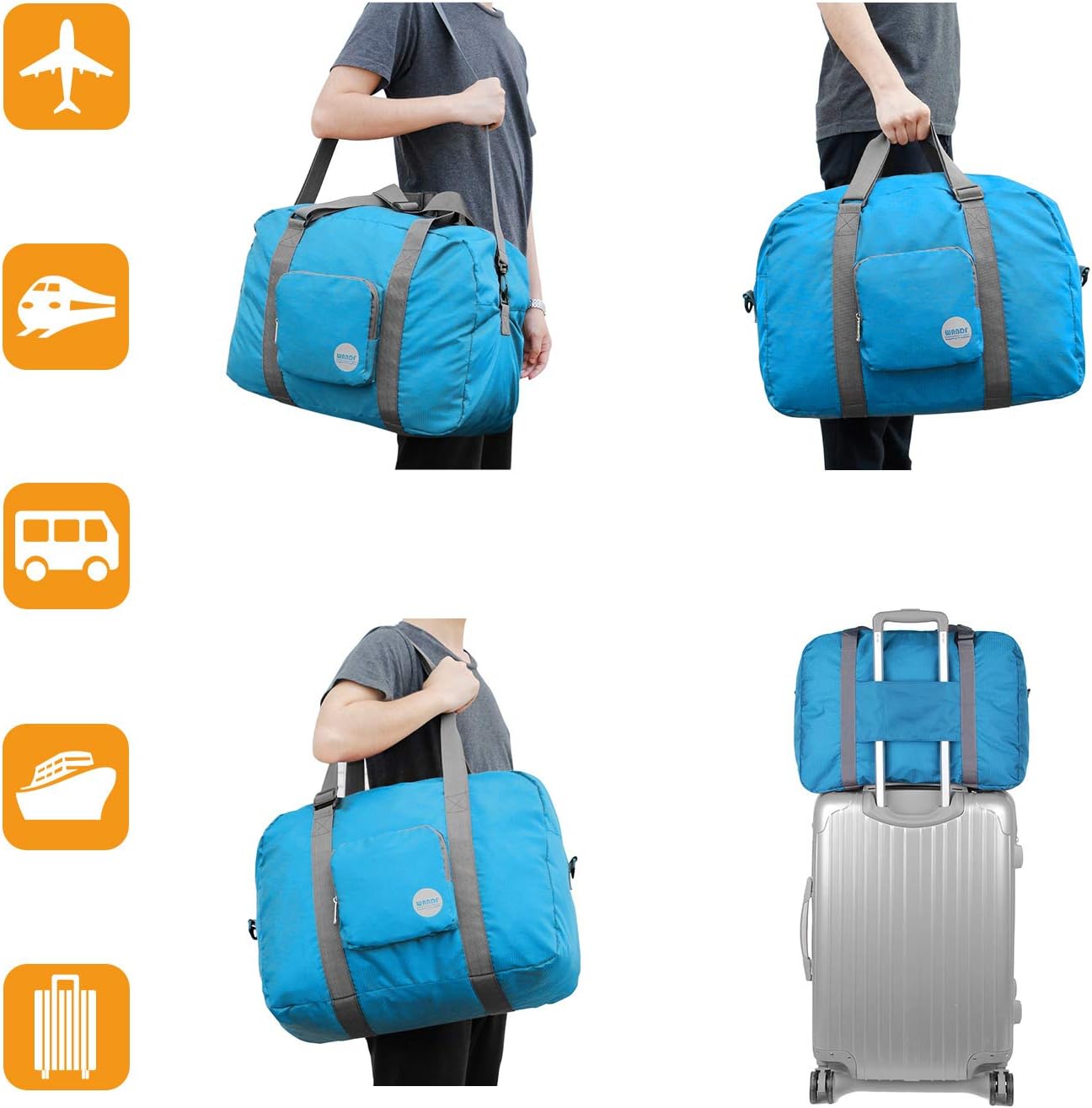 Spirit Airlines 18" Foldable Travel Duffle Bag Weekender