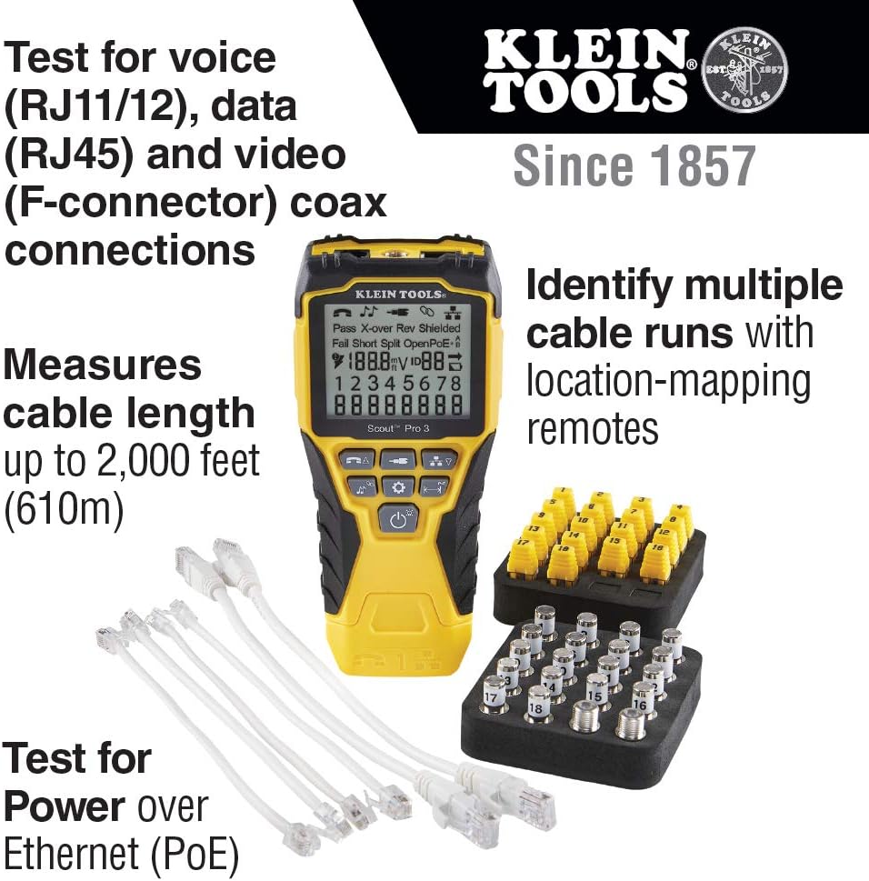 Klein Tools VDV Scout Pro 3 Test Kit