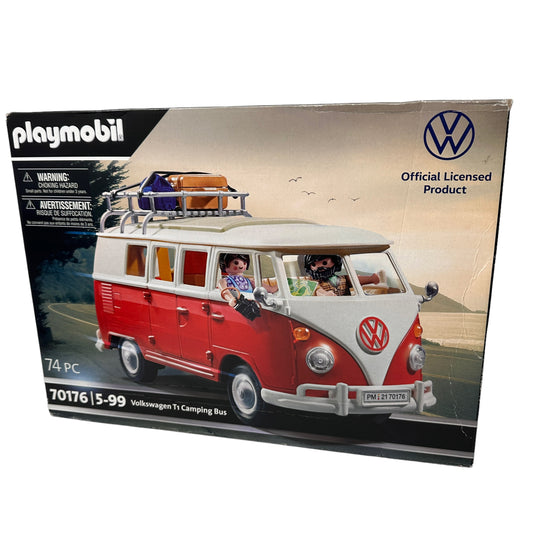 Playmobil Volkswagon T1 Camping Bus Red 70176|5-99
