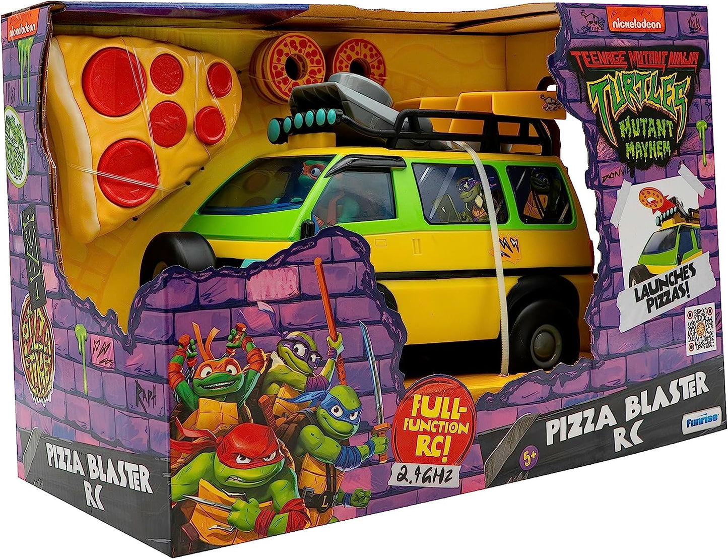TMNT Teenage Mutant Ninja Turtles Pizza Blaster RC Movie Edition