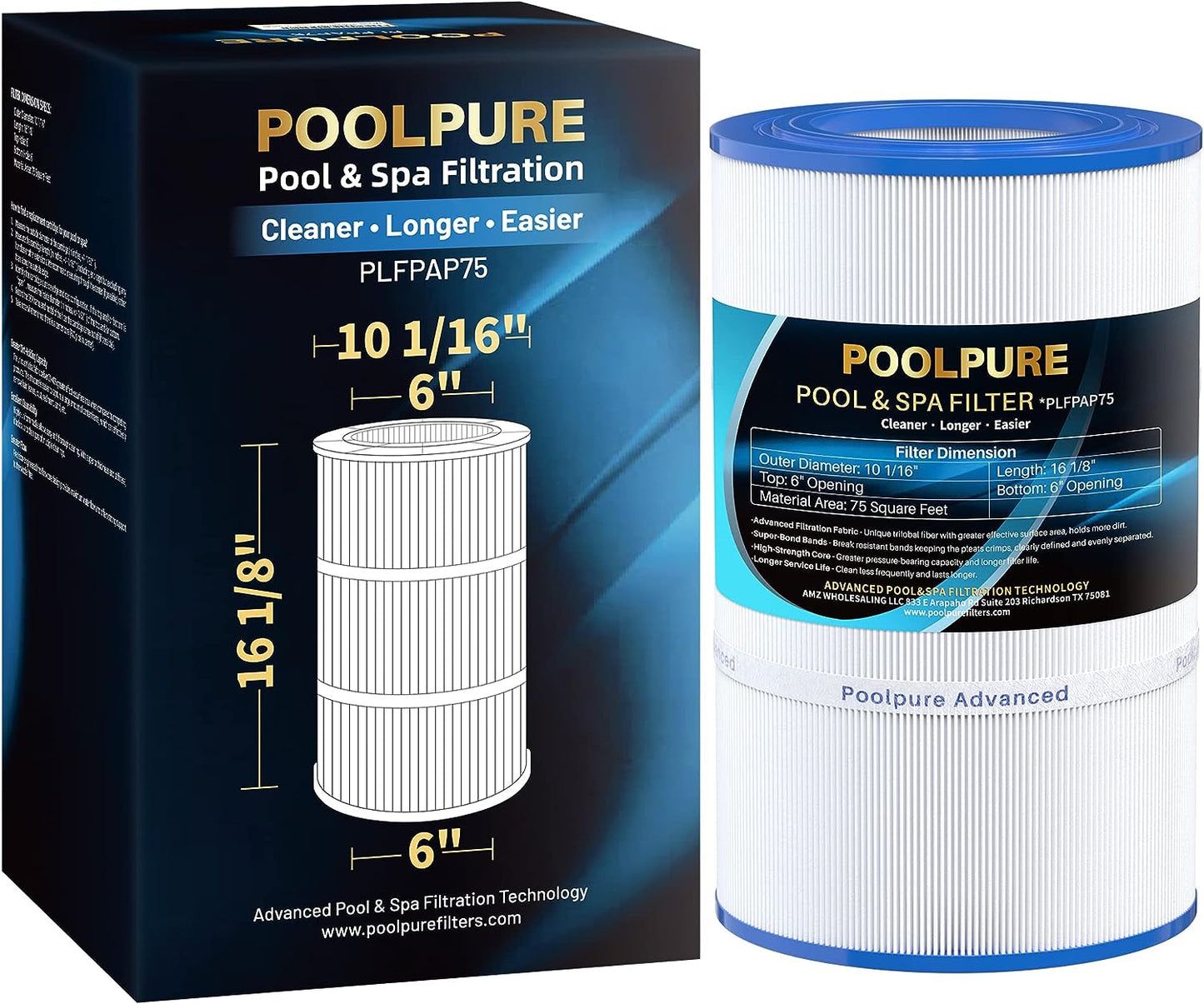 Pool Pure PAP 75 Pool Filter