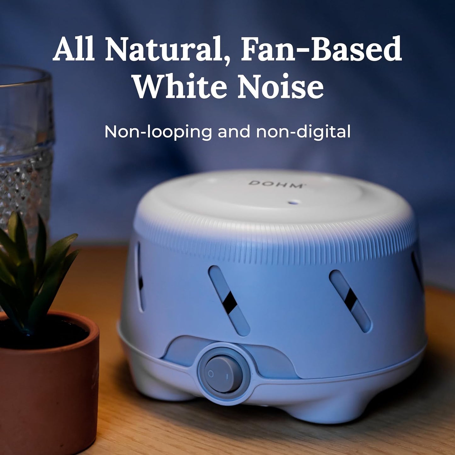 Yogasleep Dohm UNO White Noise Machine with Real Fan Inside