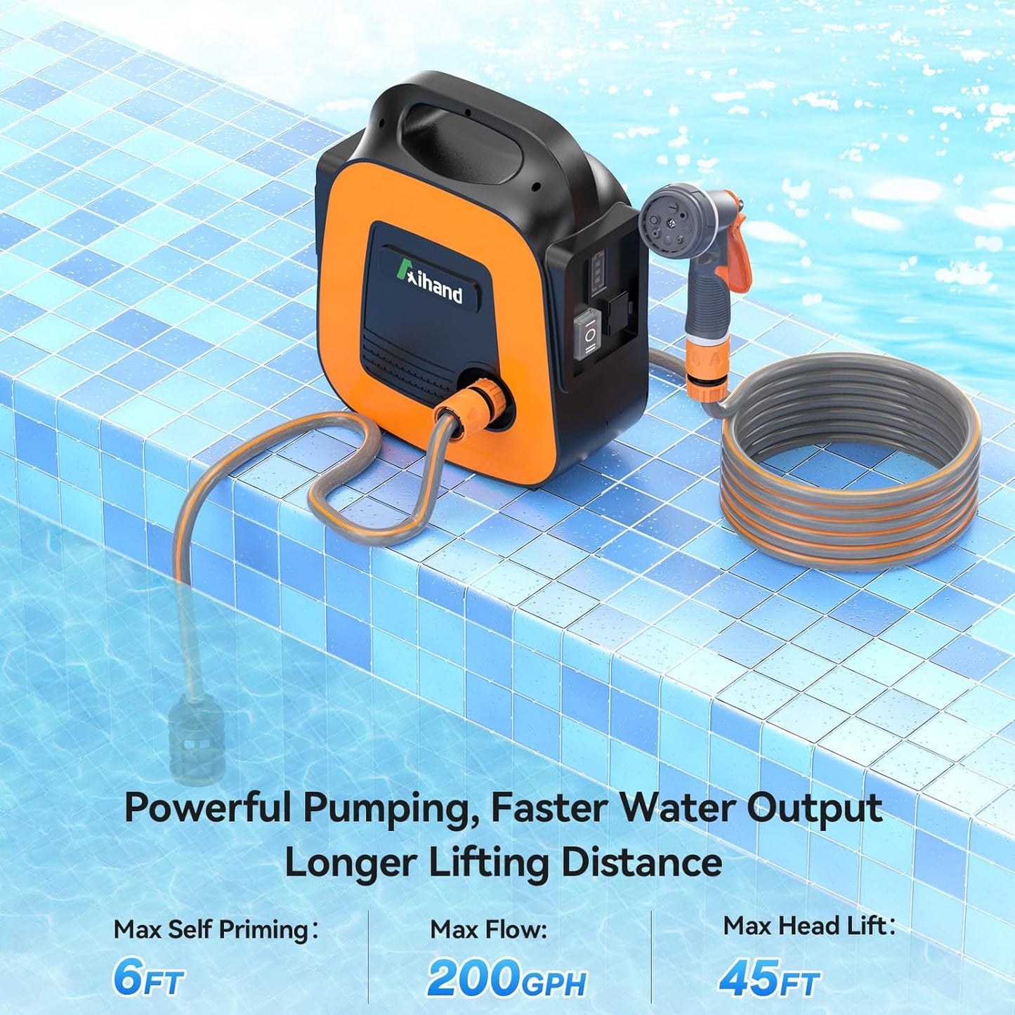 Aihand Cordless Electric Utility Pump