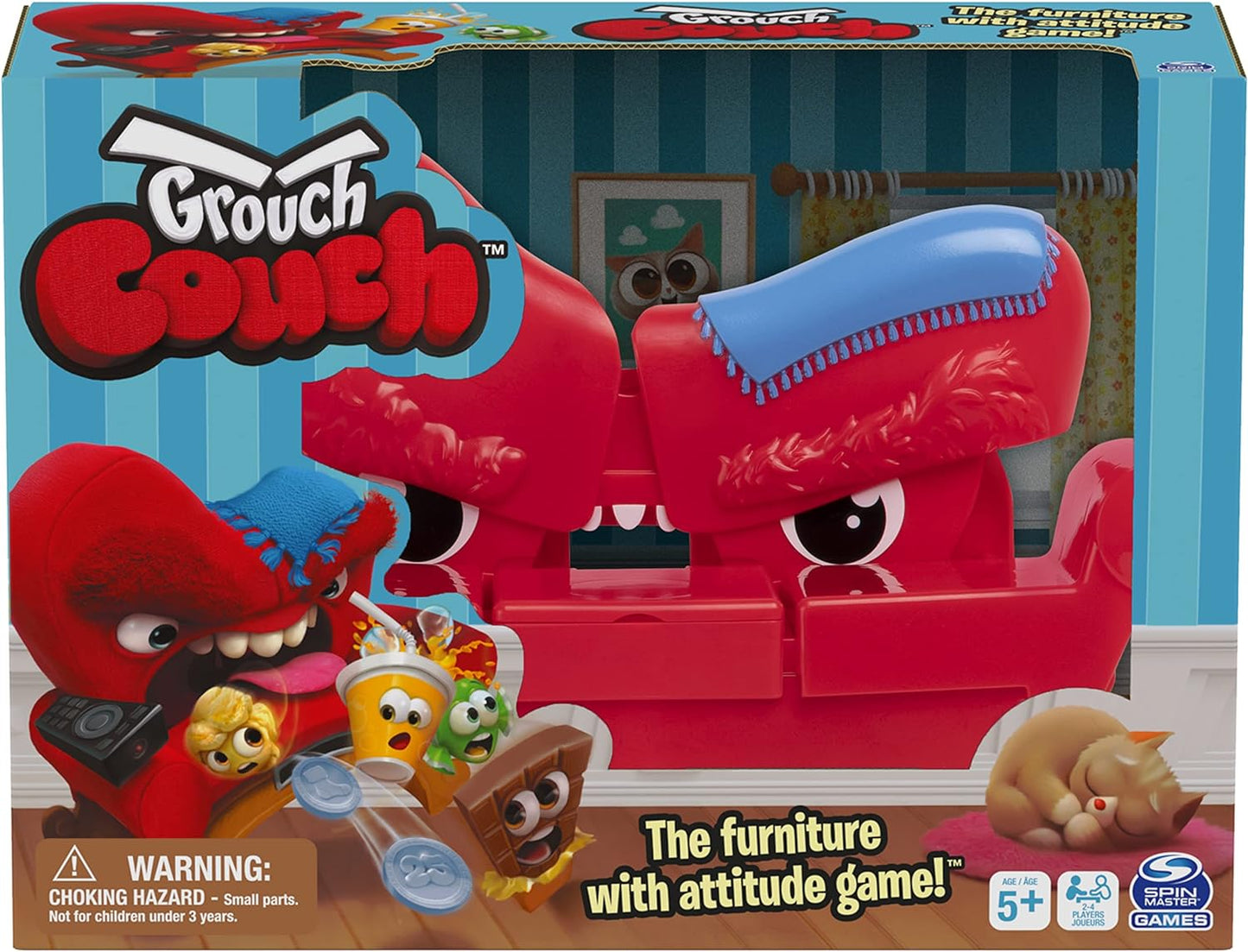Grouch Couch, Furniture with Attitude Popular Funny Fast-Paced Board Game with Sounds