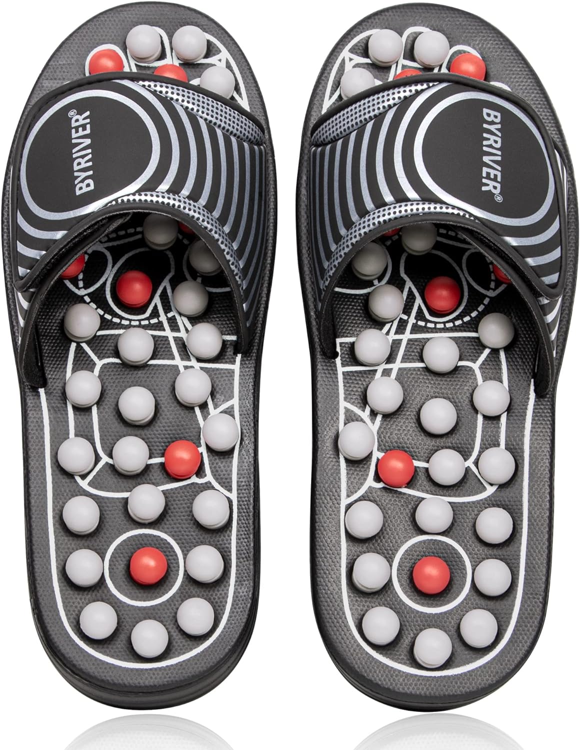 Plantar Fasciitis Relief Slippers Sandals Shoes Massager (XL)