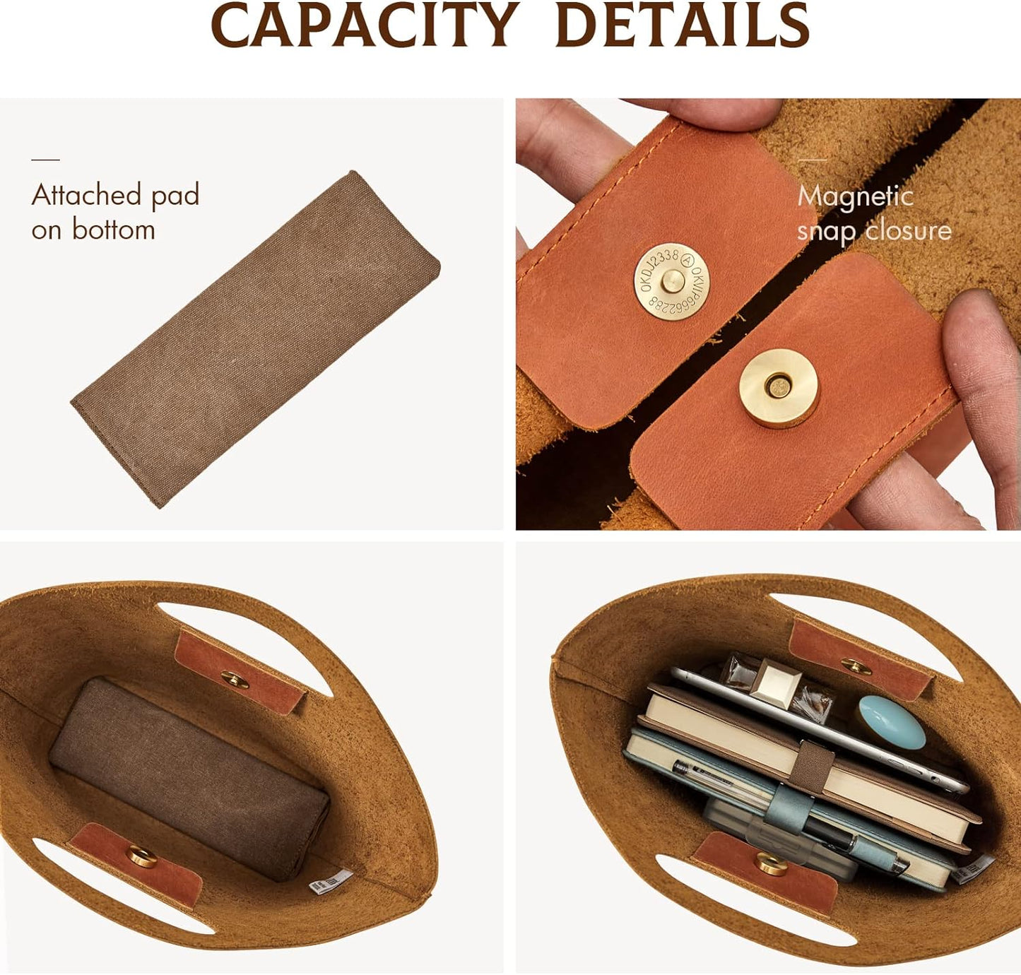 S-ZONE Minimalist Clutch Purses for Women Genuine Top Grain Leather