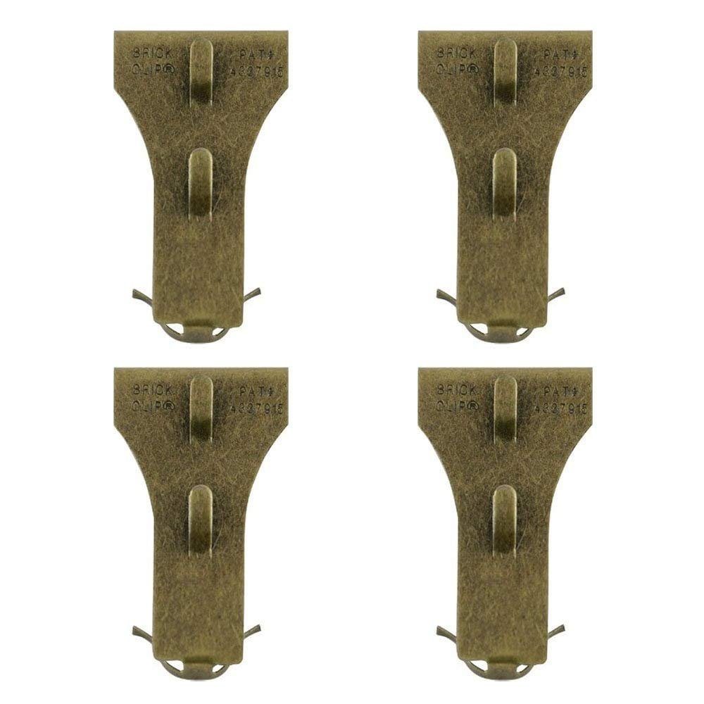 Adams Brick Clip Hooks, Fits Brick 2-1/8" to 2-1/2" in Height 4-Pack