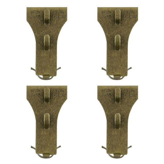 Adams Brick Clip Hooks, Fits Brick 2-1/8" to 2-1/2" in Height 4-Pack