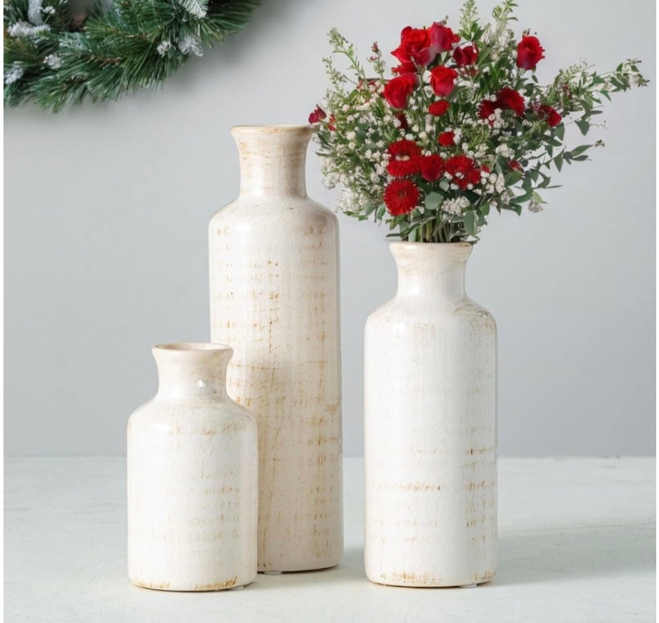 Farmhouse Vase Set of 3