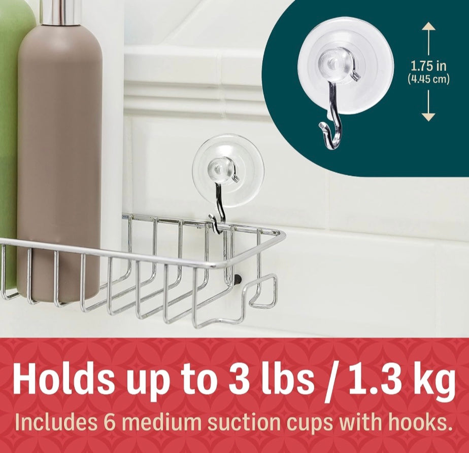 Suction Cup Hooks- Medium