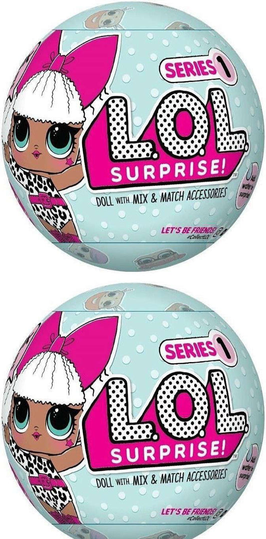 LOL Surprise Series 1 Dolls (2nd EDITION) LOT of 2 Mystery Packs