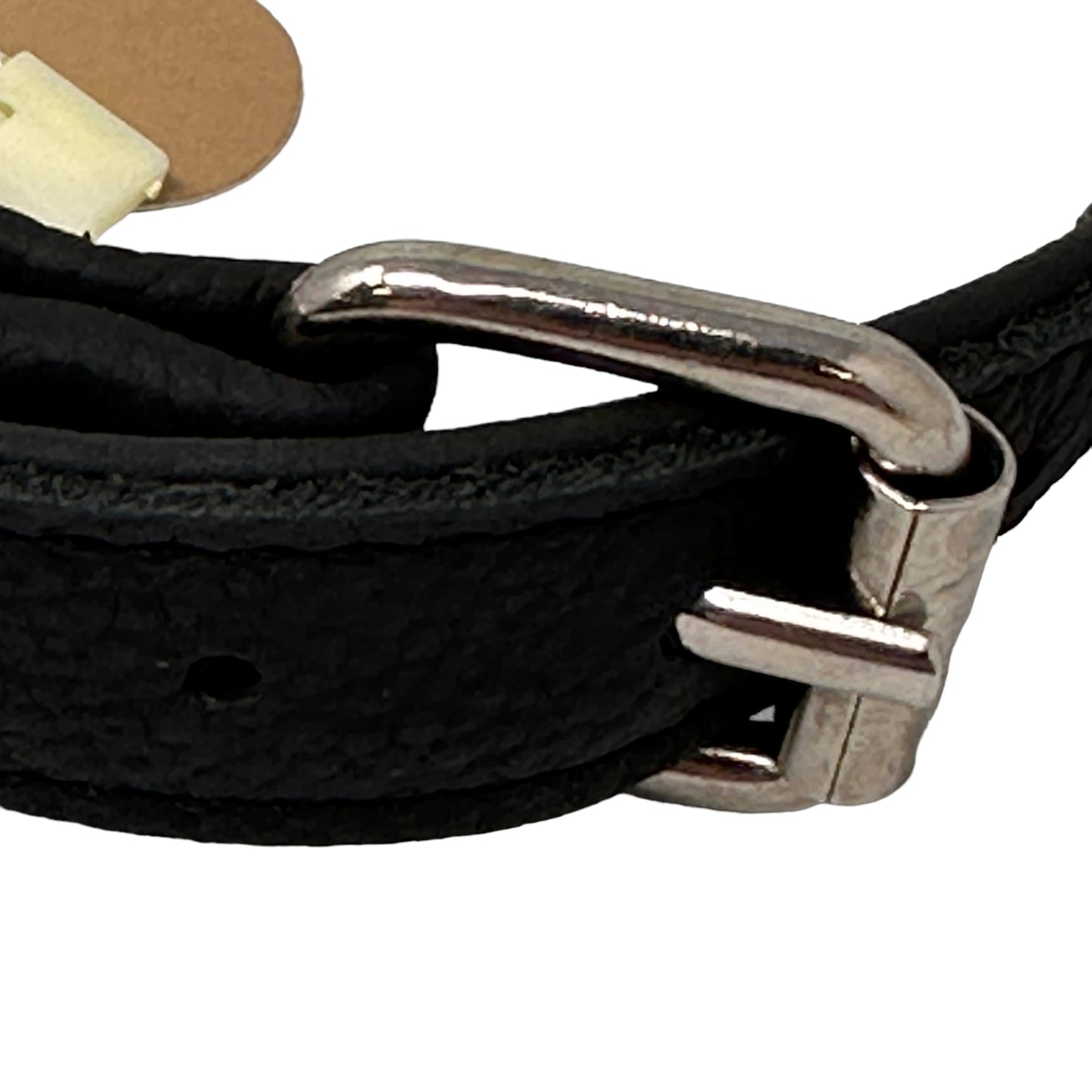 Rolled Leather Dog Collar Medium and Large Breeds - Soft and Padded Round Luxury Design W1/2" - L19-22, Black