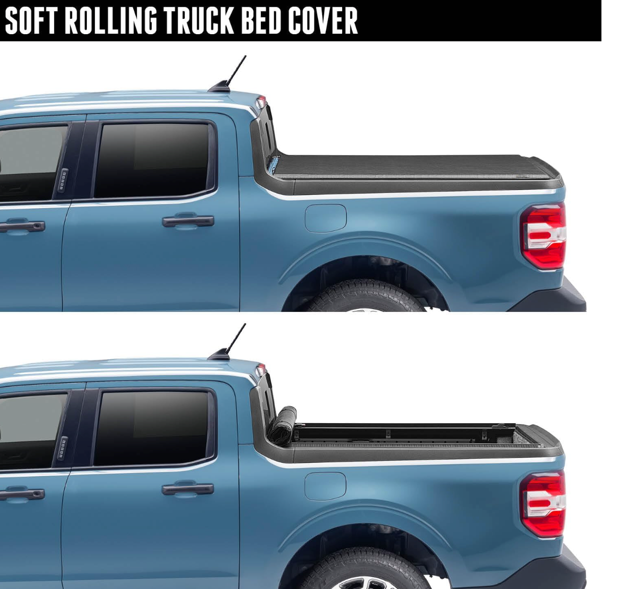 RealTruck TruXedo Lo Pro Soft Roll Up Truck Bed Tonneau Cove