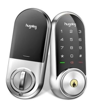 Hugolog Bluetooth Door Lock Touchscreen Deadbolt Keyless Entry Lock Smart Lock