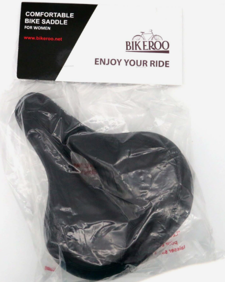 Bikeroo Comfortable Oversized Bike Saddle Seat Women w/ Tools