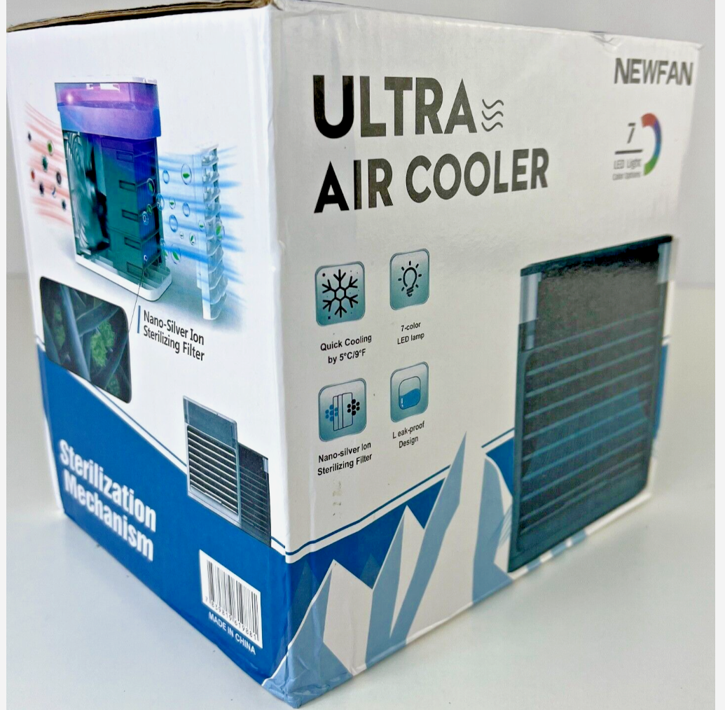 Newfan Ultra Air Cooler 7 LED Light Color Options