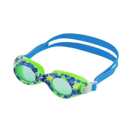 Speedo Junior Glide Print Swim Goggles - Paradise Green/Jade