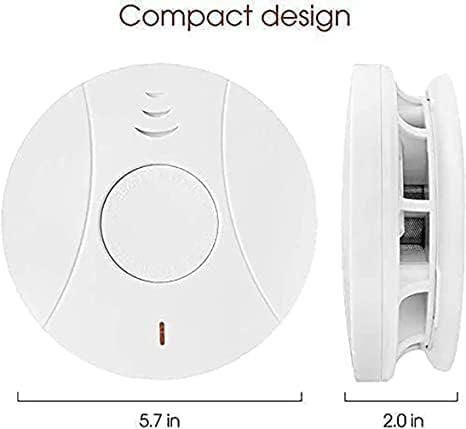 3 Pack Photoelectric Smoke and Carbon Monoxide Detector, (White)