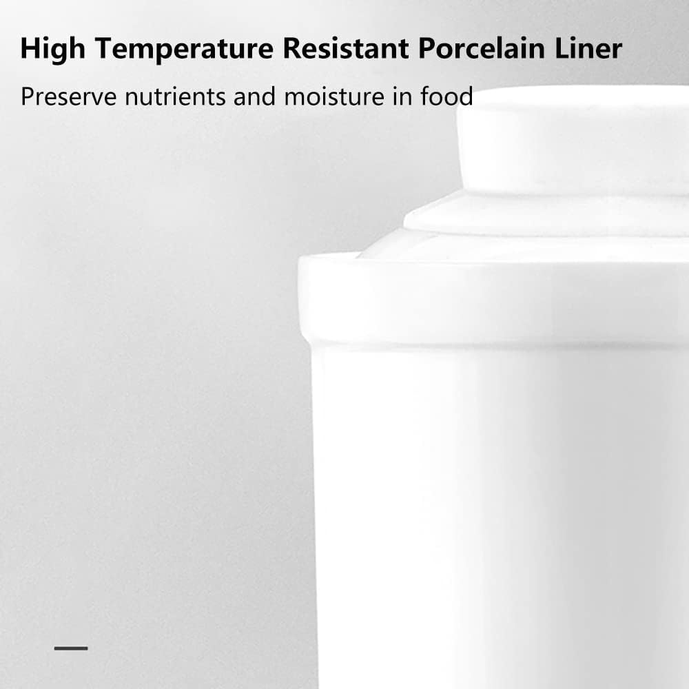 Mini Ceramic Electric Stew Health Pot, Automatic Multi-function Slow Cooker, 600ml