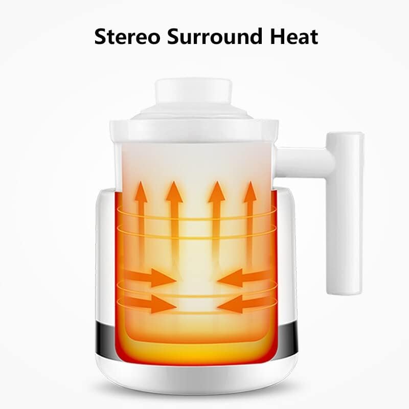 Mini Ceramic Electric Stew Health Pot, Automatic Multi-function Slow Cooker, 600ml