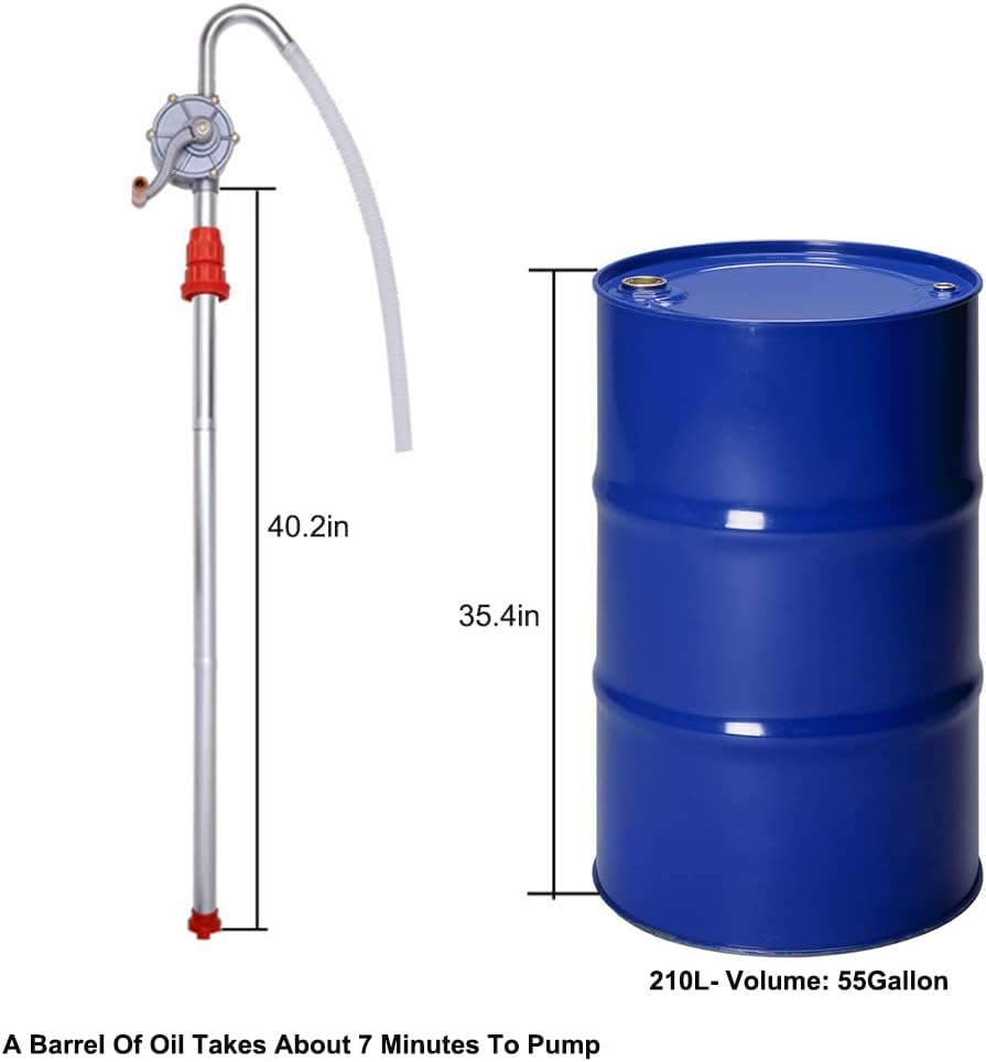 LYCARESUN 15 to 55 Gallon Aluminum Drum Pump