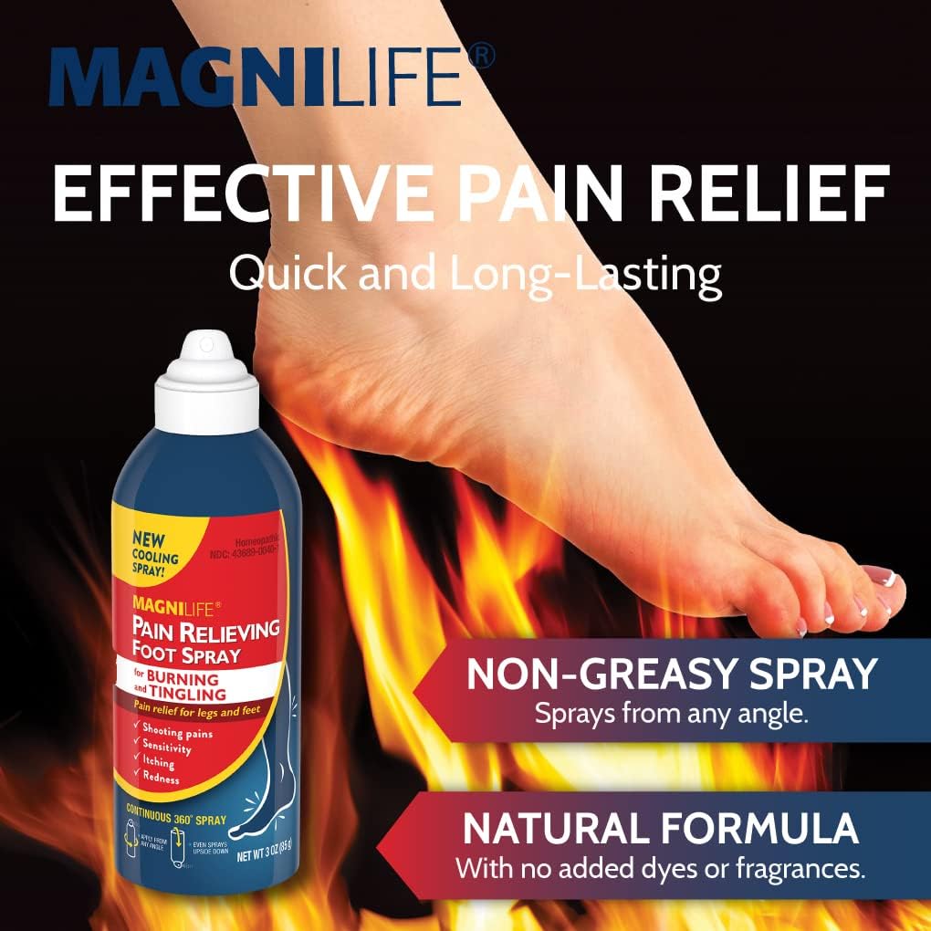 MagniLife Pain Relieving Foot Spray - 3oz