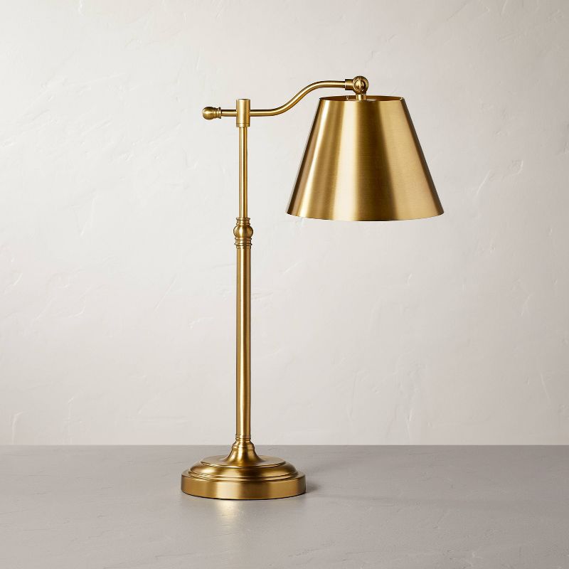 Accented Metal Table Lamp Brass (Includes LED Light Bulb) - Hearth & Hand™ with Magnolia