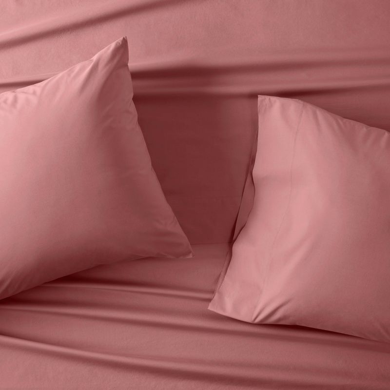 Washed Supima Percale Solid Pillowcase Set - Casaluna™