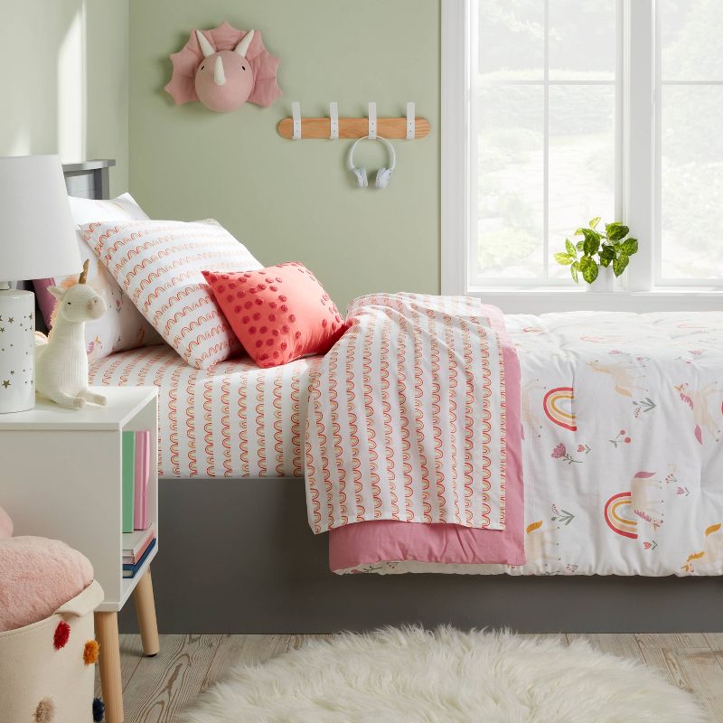 Unicorn Kids' Bedding Set with Sheets - Pillowfort™ (Queen/Full)