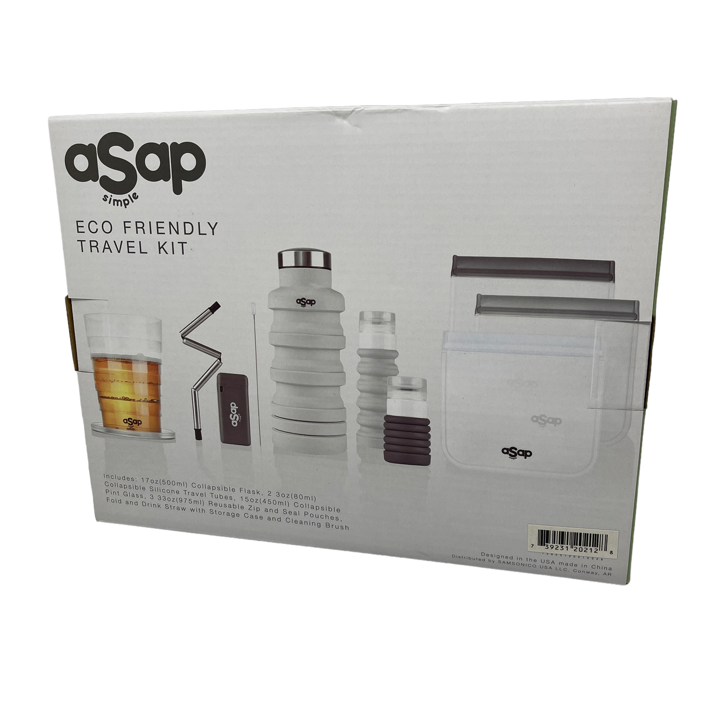 Asap Simple Eco Friendly Travel Kit